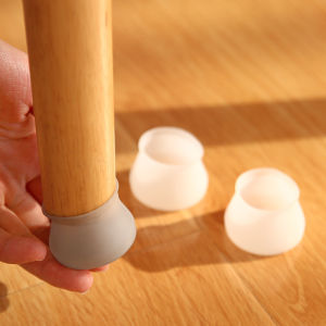 SET 4 Bọc Chân Bàn Ghế Silicone Cao Cấp / Miếng Lót Chân Bàn Ghế Chống Trượt Chống Trầy Sàn Gỗ Tiện dụng Trong Gia Đình