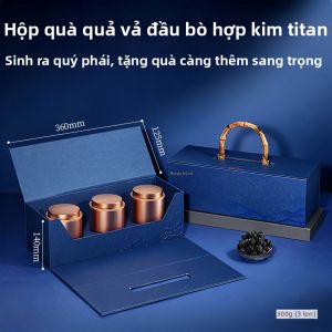 QILIXIANG | Hộp Quà Kỷ Tử Đen Lớn Đã Tách Cuống