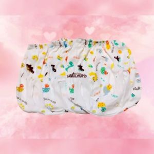 Celana pendek bayi Celana pop bayi newborn putih Motif AIRIN 3 pcs 3 warna