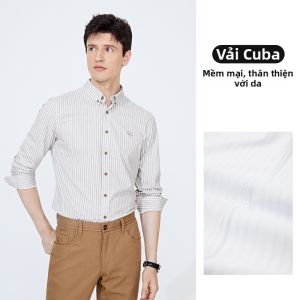 Navigare | Áo Sơ Mi Dài Tay Nam Kẻ Sọc Flannel