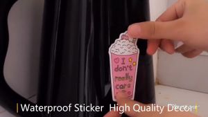 50 Pcs Merah Muda Yang Lucu Stiker Ins Stiker Digunakan Ins Stiker Digunakan untuk Tahan Air Cangkir Notebook Kasing Ponsel Bagasi Dekoratif