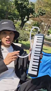 เมโลเดี้ยน 32 คีย์ Melodion เมโลเดียน เมโลดิก้า พร้อมอุปกรณ์ครบชุด วงดุริยางค์ ดนตรี เปียโน