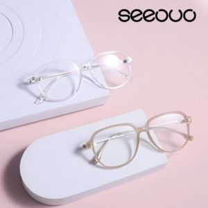 Grey Jack Kacamata Antiradiasi Blueray Model Oval TR90+Metal Ringan Bisa Minus Pria Wanita 9133