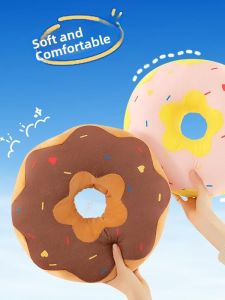 QIAOSHANG | Cute Cartoon Donut Plush Pillow Toy