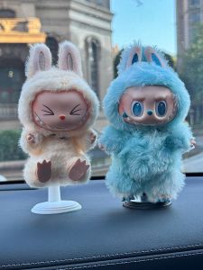 Labubu Vinyl Toy Holder Car Mount Third Generation Thickened Protective Case High Definition Baby Carrying Bag Trendy Hard Shell