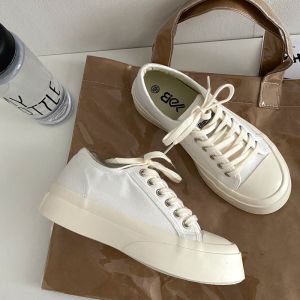 Ugly Cute Heightening Canvas Shoes Womens Thick Bottom Large Head Spring 2025 Fashionable All-Match Student Sneakers