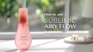 SHISEIDO Sublimic Airy Flow Sheer Oil 100ml สำหรับผมเส้นใหญ่แห้ง ซิเซโด้ แอร์ี่ โฟล์ว เชียร์ออยล์ บำรุงผม ซื้อขายที่ถูกต้อง สีซิ่งมนุษย์