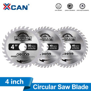 XCAN 4 100mm Circular Saw Blade TCT Woodworking Saw Blade 30T 40T Carbide Wood Cutting Disc for Woodworking Tools