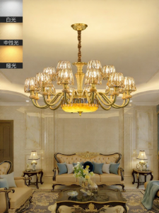 LAIDENG | Bronze European Chandelier
