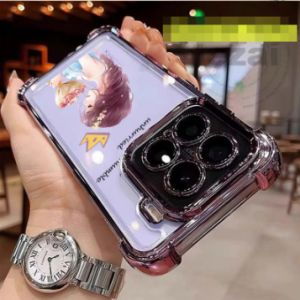 เคส Vivo Y21d Y19s Y04 Y29 เคสนิ่มสำหรับผู้หญิงผู้หญิงฝาหลังสุดหรูป้องกันการกระแทกโปร่งใสชัดเจน