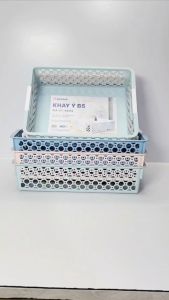 Khay chữ nhật A4 B5 nhựa VIỆT NHẬT - Đựng tài liệu văn phòng đồ dùng phòng tắm bánh kẹo - 5694+95