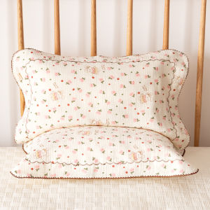 ผ้าห่มหัวเด็กผ้าฝ้ายแท้ระบายอากาศได้ดีสำหรับเด็กแรกเกิดและเด็กวัยทารกผ้าห่มหัวลายกระต่ายที่ดูดซับเหงื่อได้ดี