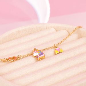 Collexion Day Dreamer Unicorn Bracelet Anak Lapis Emas Gold Plated