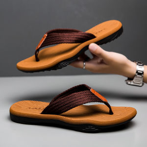 MEN Flip flop Comfortable Breathable Slip-On Sandals for Men Casual Summer Footwear