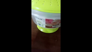 LAVA Brand Multipurpose Saver With Scoop【FS695】/Plastic Drinks Serving Bowl/Food Rice Drinks Serving Saver Container With Serving LadleStandLid/Cocktail Container/Bekas