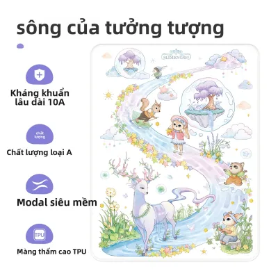 LIMENGSI | Đệm Thay Tã Cho Bé Thoáng Khí Chống Thấm