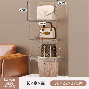AMU·PIGGY | Clear Acrylic Luxury Bag Display Cabinet