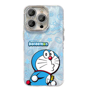 Case For iPhone16 Pro Max iPhone15 14 iPhone13 Silver shimmering ripples Blue purple gradient star Shockproof Phone Casing With Films Hard Case iPhone13Promax iPhone12 iPhone11