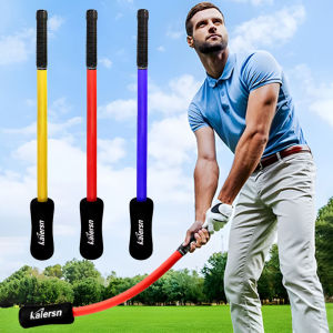 New Golf Warm Up Stick Golf Swing Trainer Aid For Improved Rhythm Flexibility Balance Tempo and Strength Golf Training Aids
