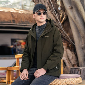 Enjeolon | Mens Casual Hooded Jacket Waterproof Outdoor Workwear Sportswear