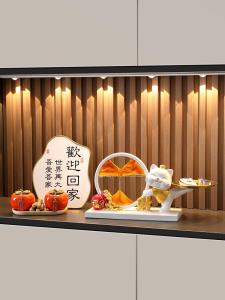 Modern Minimalist Cat Sand Picture Home Decoration Ornaments Entrance Key Storage Living Room Decorations Creative Resin Craft