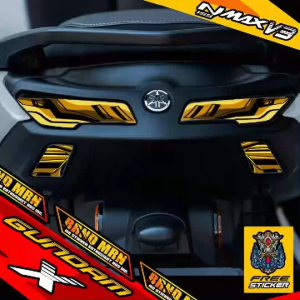 YAMAHA NMAX 155 V3 TURBO/TECHMAX TAILLIGHT DECAL STICKER TINT PROTECTOR XSERIES DESIGN