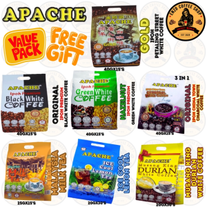 Apache White Coffee - Instant Coffee & Tea Drink - Pack