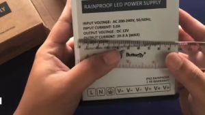 POWER SUPPLY RAINPROOF 12V - 100W TALLED-X