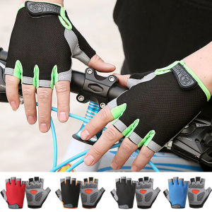 Half Finger Gloves Anti-slip Shock Absorben Outdoor Sports Climbing Cycling Fitness Tool Upgraded Gloves For Men Women