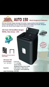 ZSA Auto 150 Penghancur Kertas Shredder 150 Lembar Official Store