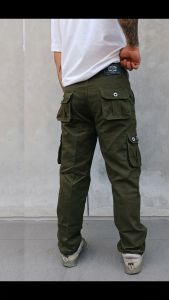 Celana Cargo Panjang Pria Standard Reguler Fit Gombrong Bahan Cotton American Twill Non Streach