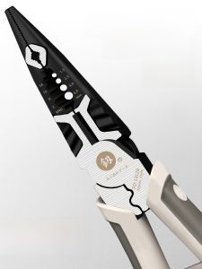 Japanese Fukuoka Pointed Pliers Multi-Functional 5-in-1 Wire Cutter 8-Inch Pliers 9-Inch Vice Electrician Pointed Pliers