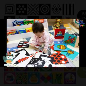 Bộ Thẻ Ziczac - Decal - Flashcard Kích Thích Thị Giác Trí Não Cho Trẻ Sơ Sinh - Lalala Baby