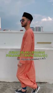JUBAH LELAKI OMAN COTTON BULAT JOHOR EXCLUSIVE