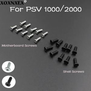 Black /Silver Housing Shell/ Motherboard Philips Head Screws For PSV1000/2000 Screw Game Console Repair Part Replacement