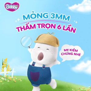 [ MẪU MỚI ] Tã quần Bobby Siêu Khô Thoáng - 100% Thoáng Khí Mega Jumbo L88
