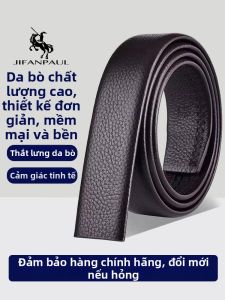 JIFANPAUL | Buckleless Men Leather Belt Automatic Buckle
