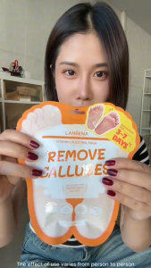 LANBENA Vitamin C Nourishing Hand Mask Foot Peel Mask Foot Scrub Exfoliating Only Need One Pair Remove Dead Skin Thoroughly Foot/Hand Mask Peeling Cuticles Heel Foot Hand Care