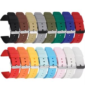 Quick Release Silicone Strap for Samsung Galaxy for Huawei Universal Smart Watch Band 20mm 22mm 24mm 12 14mm 16mm 18mm Women Men