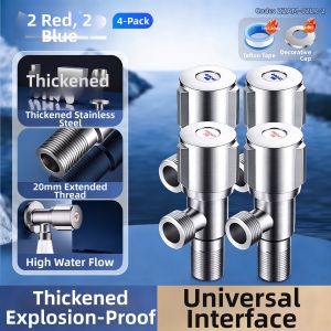 TAOSHI | Stainless Steel Heavy-duty Triangular Valve for Cold and Hot Water