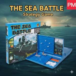 The Sea Battle Strategy Boardgame Toy - Battleship War Game - Mainan Papan Kapal Perang