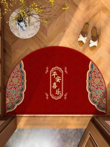 New Chinese Style Door Mat Anti-Slip Durable Lightweight Customizable Entrance Rug Modern Simple Home Textile Floor Mat