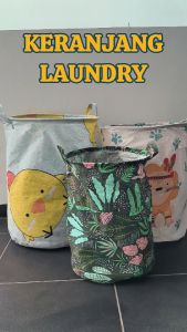 Keranjang Baju Cucian Pakaian Kotor Keranjang Laundry Tempat Pakaian Storage Organizer Tempat Laundry