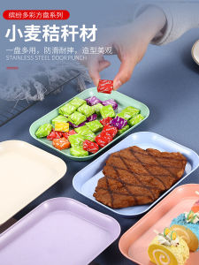 Commercial Disposable Plastic Plate Heat Resistant Biodegradable Food Grade Picnic Cake Serving Plate Eco Friendly Tableware