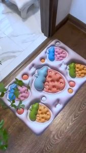 Keset Lantai Diatome 3D Anti Slip Motif Karakter 60 X 40 cm Keset Kamar Mandi Daya Serap Tinggi