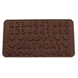 Silicone Alphabet Number Chocolate Molds 26 Letters And Numbers For DIY Baking Candy Cookies For Chocolate Cake Decorating