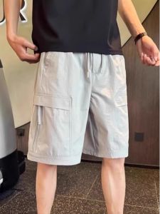 Quần Short Thể Thao Nam Mùa Hè Mỏng Rộng Rãi Thoáng Khí Nhanh Khô Thường Ngày Thời Trang Đa Năng Quần Dài Năm Điểm