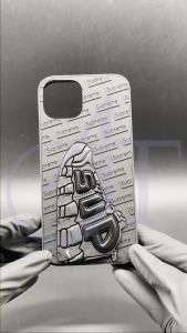 Case Iphone 3D Softcase Casing Timbul Supreme Warna Black Edition 11 12 13 14 Pro Max 7Plus XR X XS MAX 7 8 Plus Silicone Anti Crack Pattern