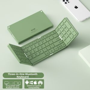 B.O.W | Tri-Bluetooth Foldable Keyboard and Mouse Set Portable Silent