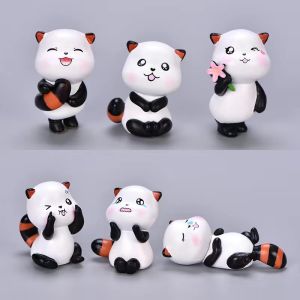 Cute Cartoon Little Panda Decoration Ricky Zhang Hao Home Decorations Plastics Nordic Style Living Room Children Animal Shape